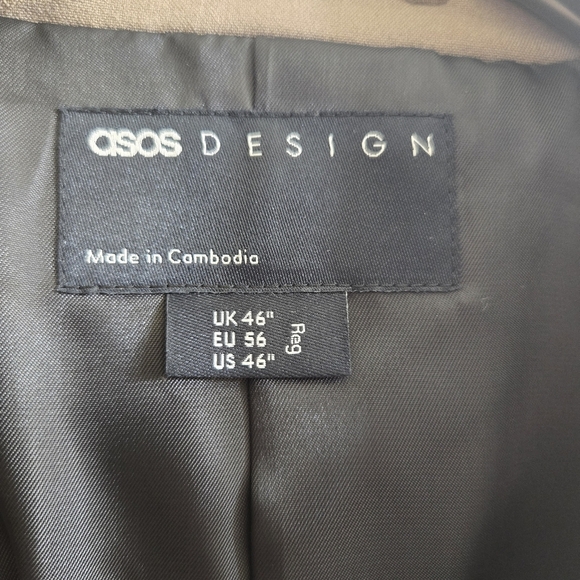 New Asos Slim Fit Men's  Blazer Size 46 - Picture 4 of 4